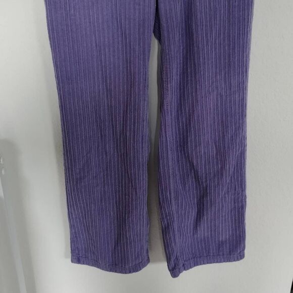 Ragged Pants Womens Size 28 Jeans Priest Unreal Combat Corduroy Purple - Picture 3 of 10